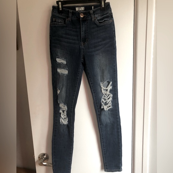MIAMI | Distressed | High Waist | Skinny | Size 1 - Picture 2 of 4